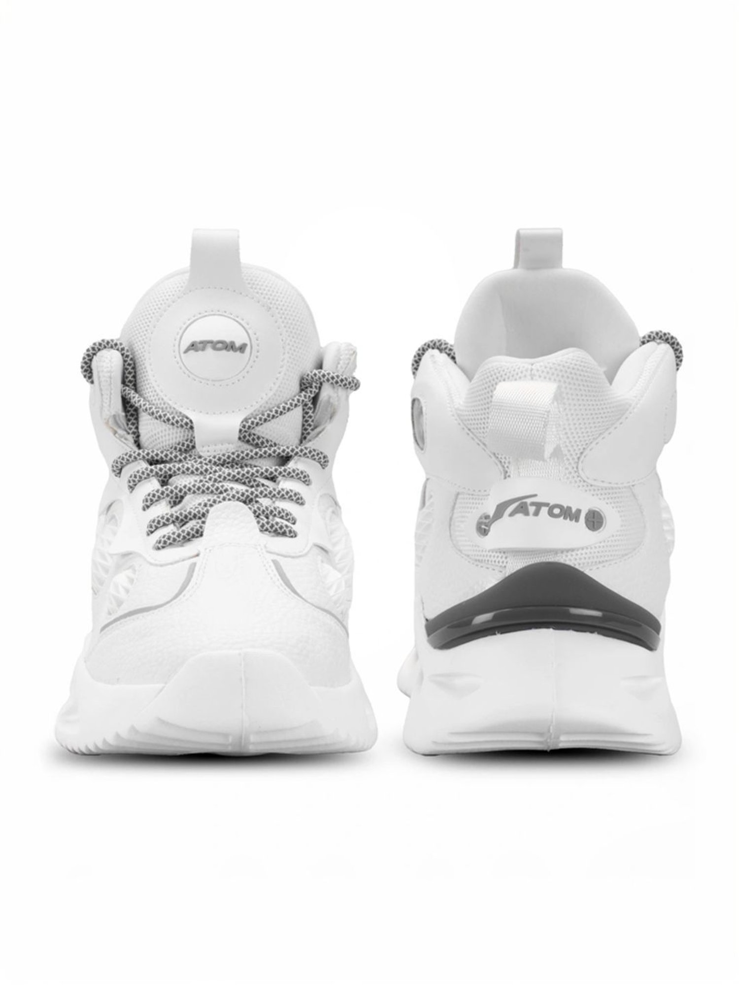 Atom Men's NightWalker White Running Shoes