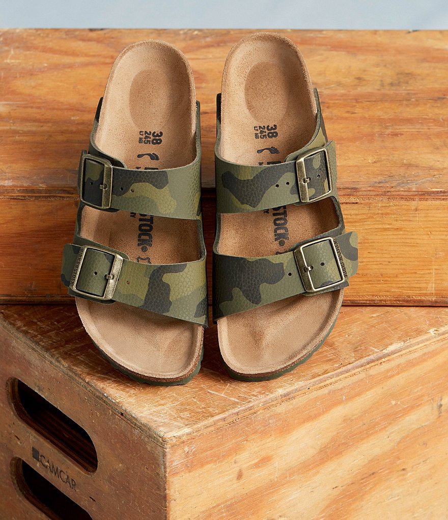 Birkenstock Women's Arizona Camo Double Buckle Strap Sandals