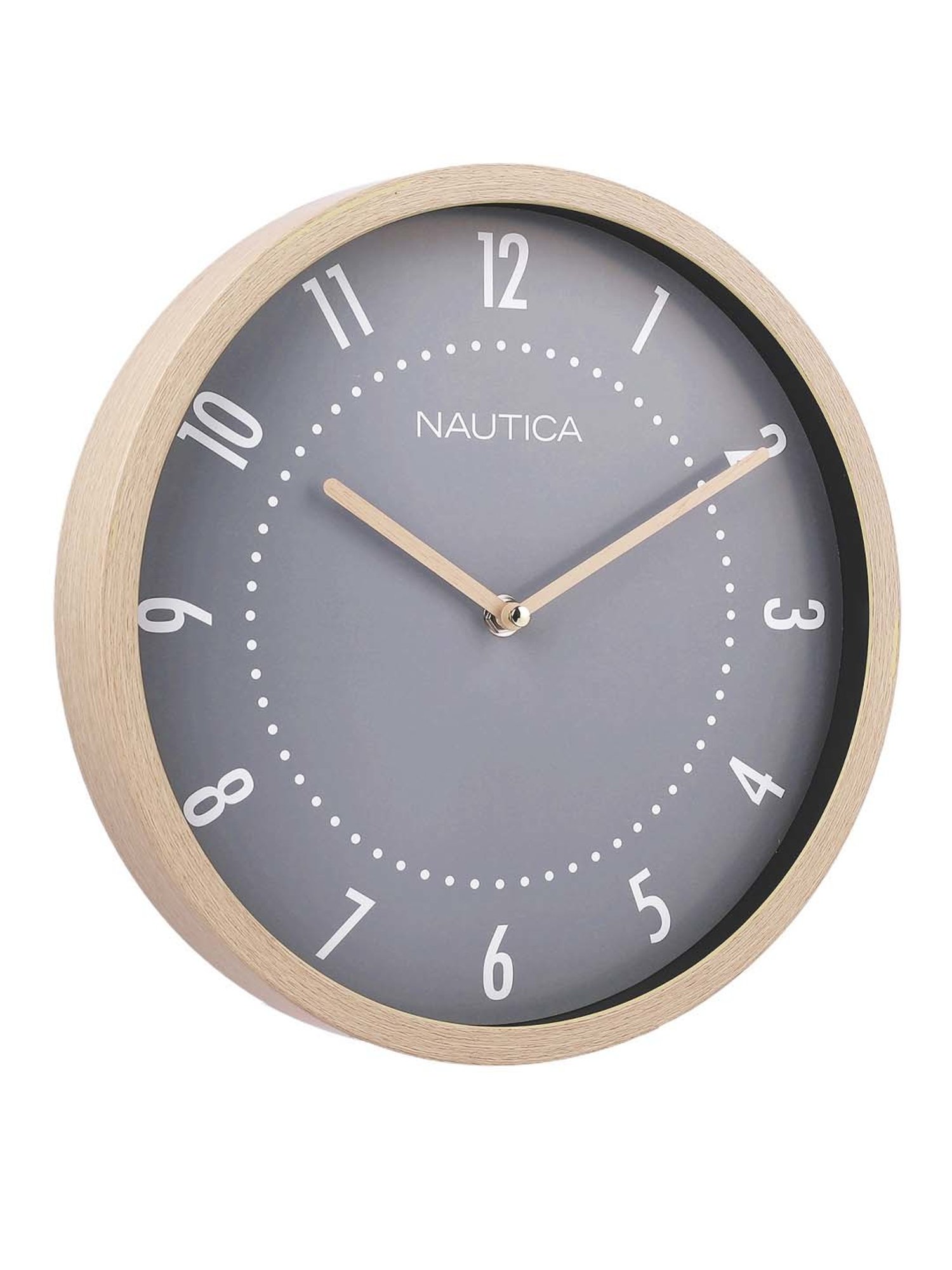 Braun Black Classic Large Analog Wall Clock With Silent Sweep Movement