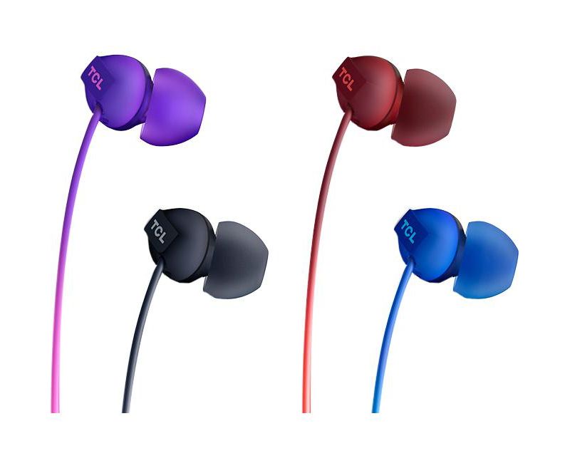 TCL Sunrise Purple Wireless In-ear Bluetooth Headphones with Mic - SOCL300BTPP - Stereo - Wireless - Bluetooth - 32.8 ft - 28 Ohm - 10 Hz - 23 kHz