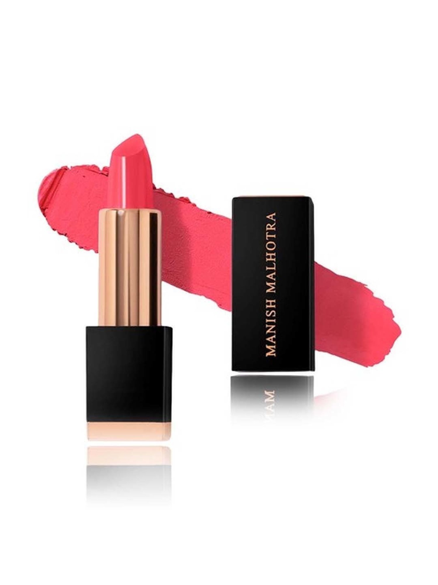 Manish Malhotra Beauty by MyGlamm Soft Matte Lipstick Poppy Pink - 4 gm