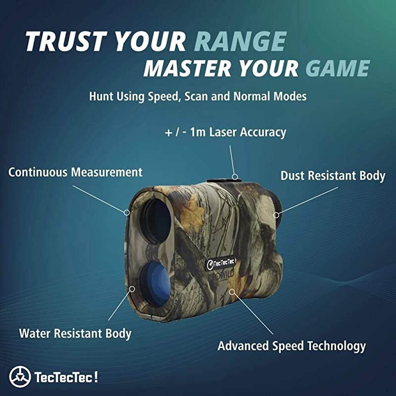 ProWild Hunting Rangefinder - Laser Range Finder for Hunting with Speed, Scan and Normal Measurements