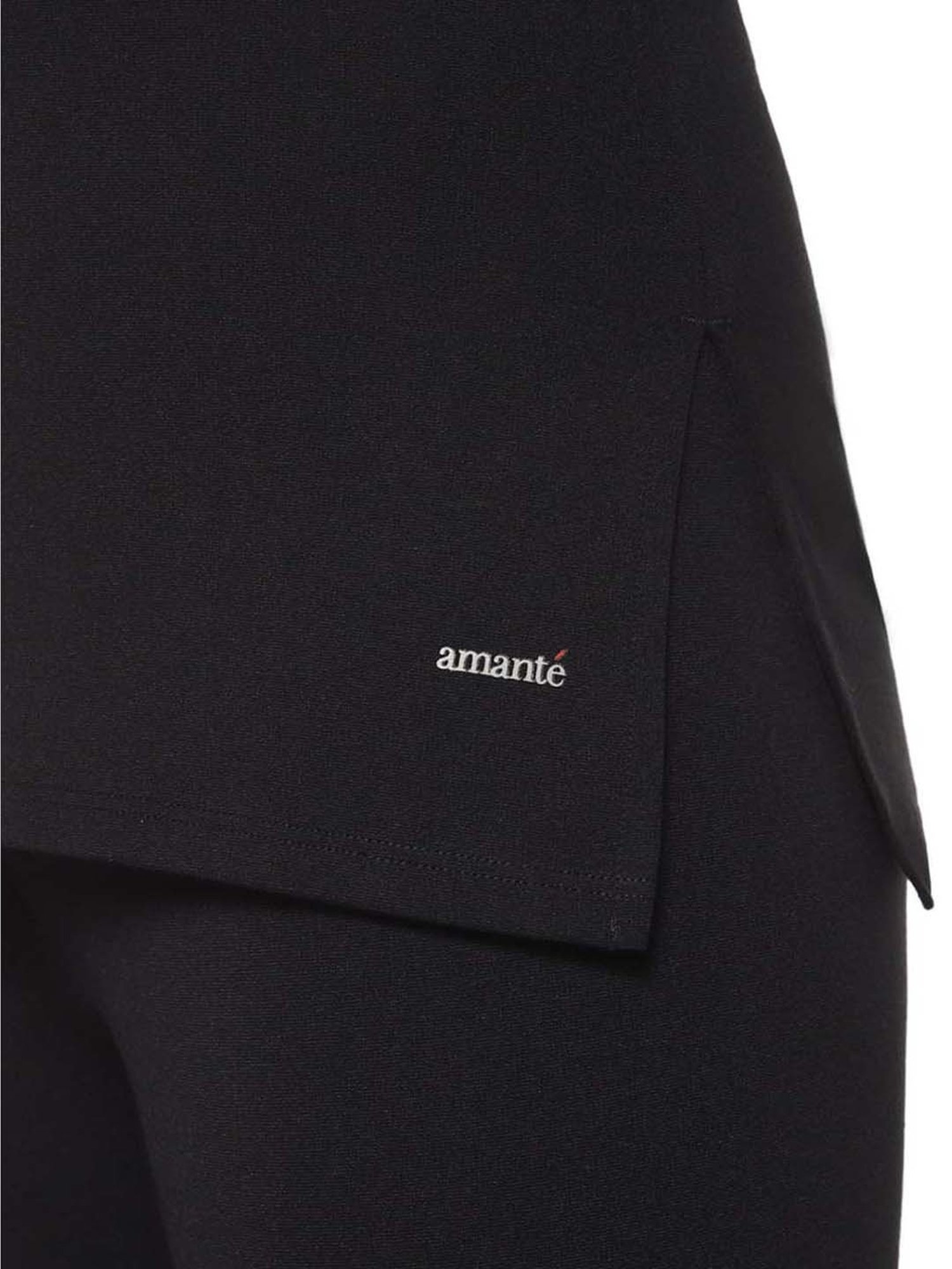 Amante Black Plain Camisole