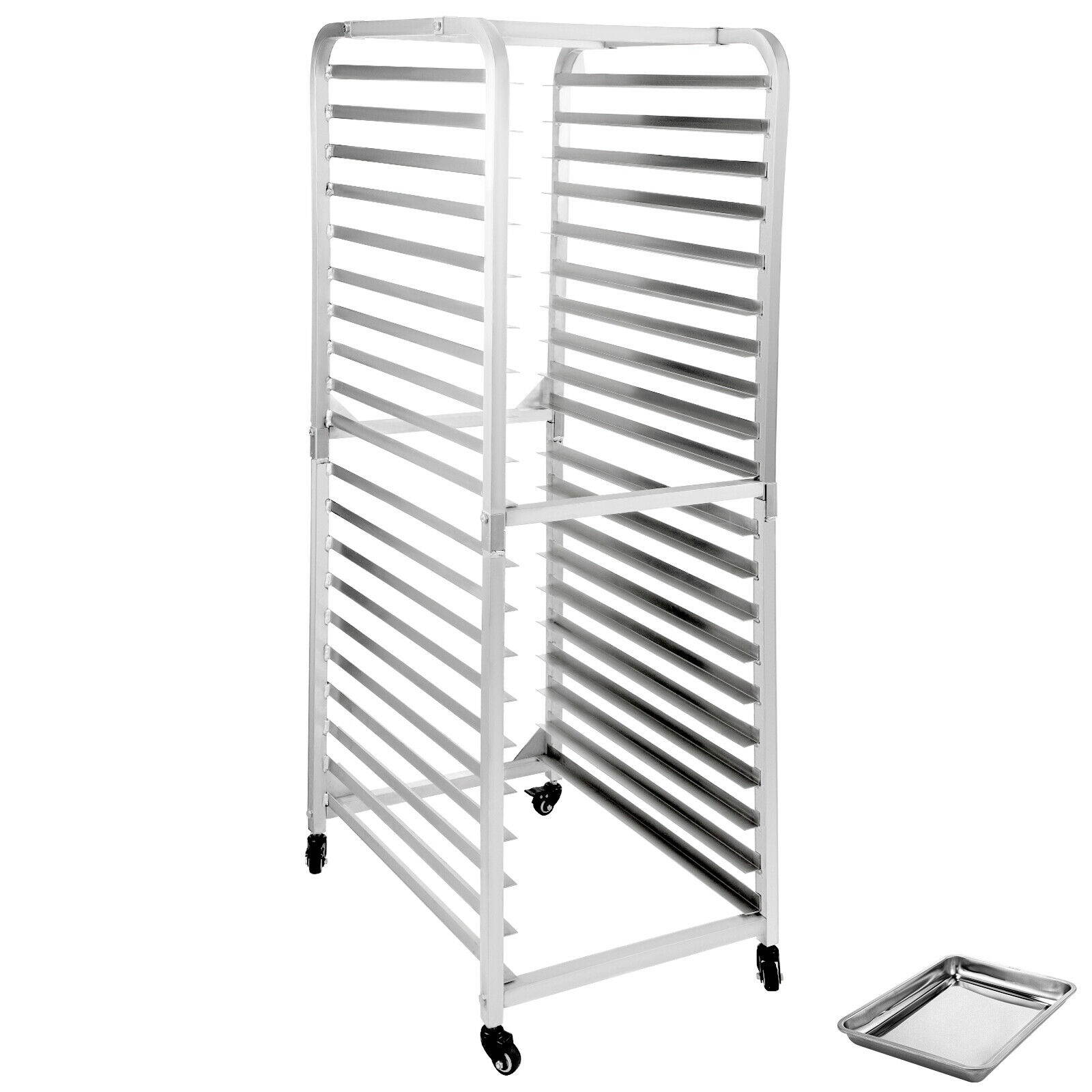 Bun Pan Rack Bakery Rack 20-Tier Aluminum Commercial Home Kitchen Cooling Rack