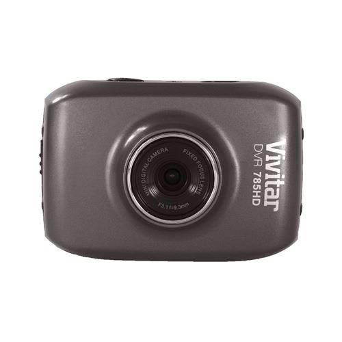 vivitar dvr785hdgryint mini sport digital video camera with 2inch lcd touchscreen, gray