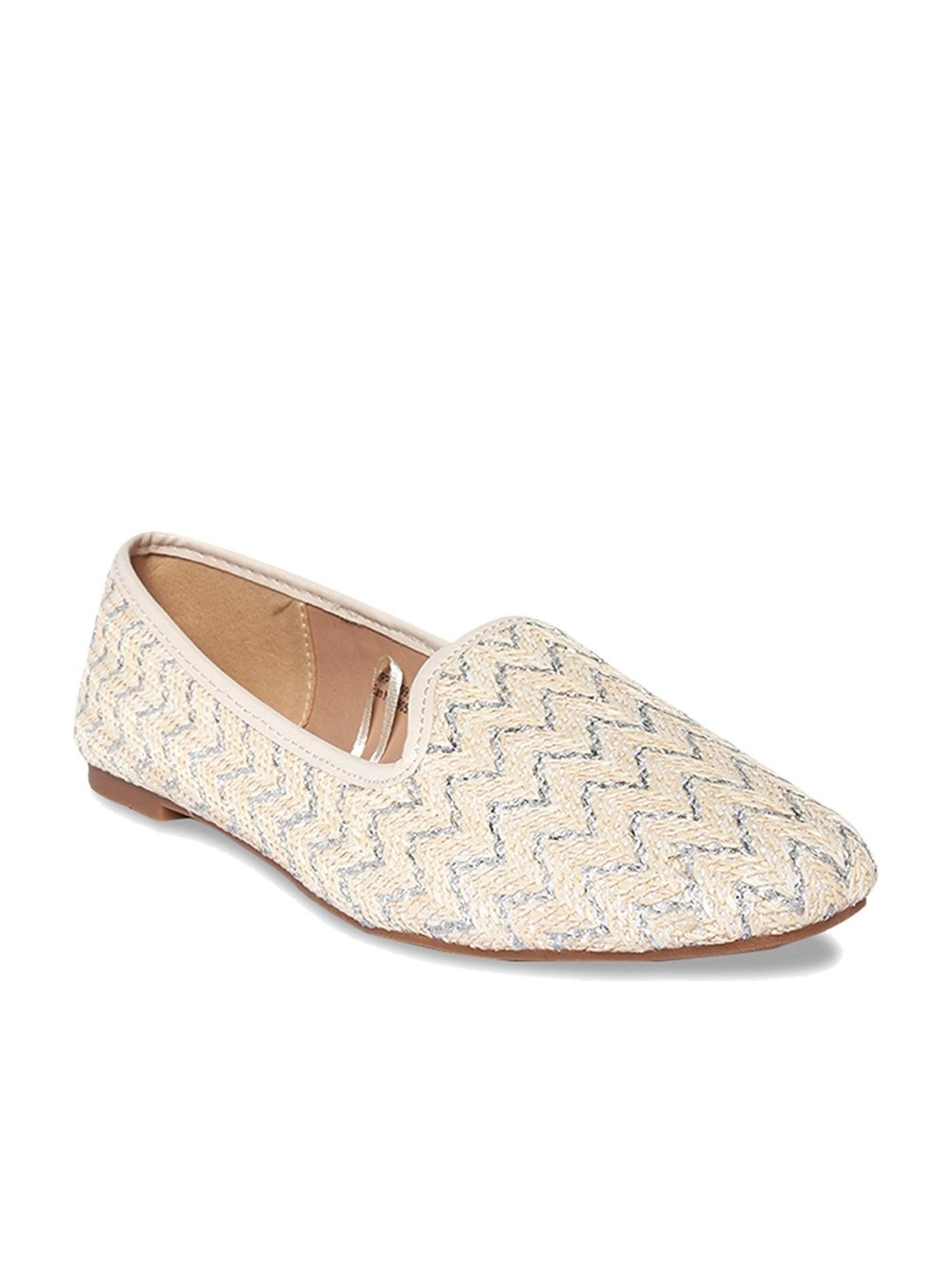 Forever Glam by Pantaloons Women's Beige Casual Loafers