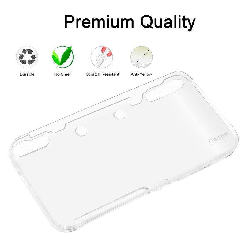 For New  2DS XL Clear Crystal Protective Hard Shell Skin Case Cover