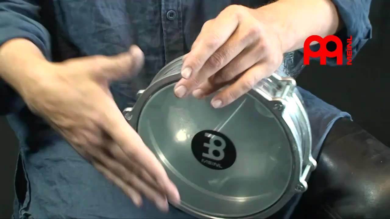 Meinl Percussion HE-100 Aluminum Darbuka, Synthetic Head