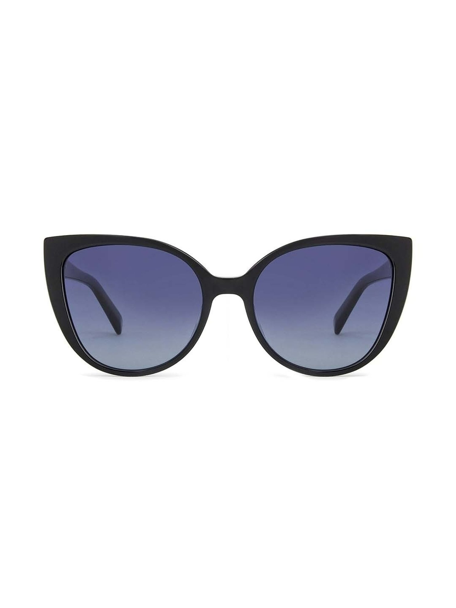 John Jacobs JJ S13028 Grey Polarized Cat Eye Sunglasses