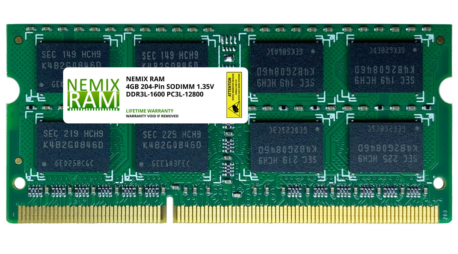 8GB (2x4GB) DDR3 1600 (PC3 12800) SODIMM Laptop Memory RAM