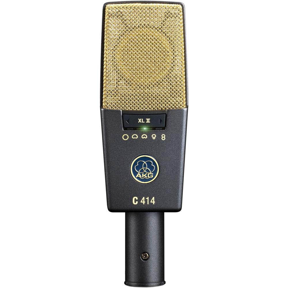 AKG C414 XLII ST Multi-Pattern Large-Diaphragm Condenser Microphone (Matched Pair Stereo Set)