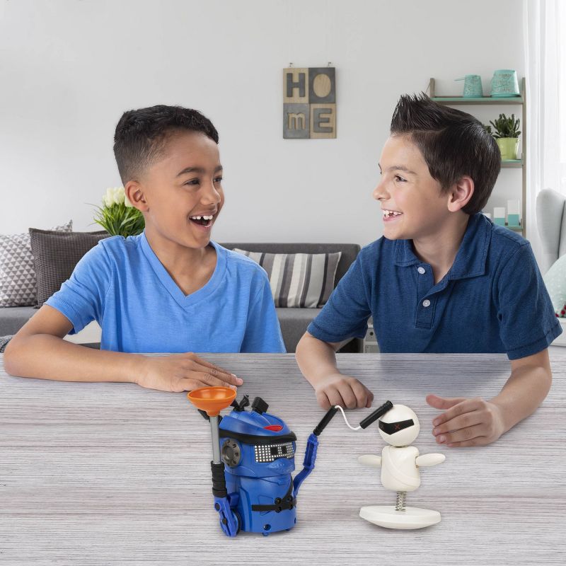 Ninja Bots Battling Robot with 3 Weapons Trainer - Blue