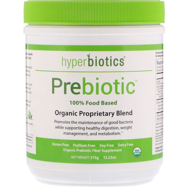 Hyperbiotics Prebiotic, Organic Proprietary Blend, 13.23 oz (375 g), Probiotics