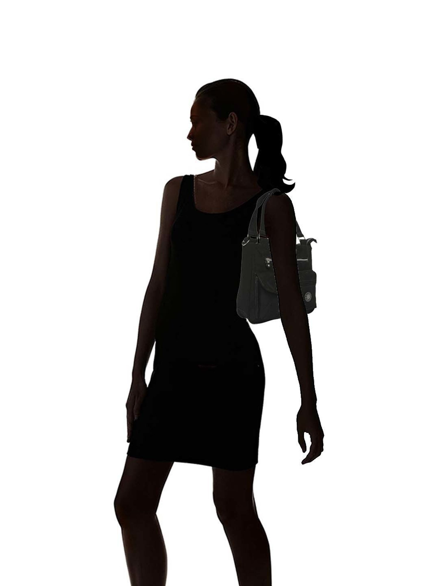 Baomi Black Solid Medium Shoulder Bag