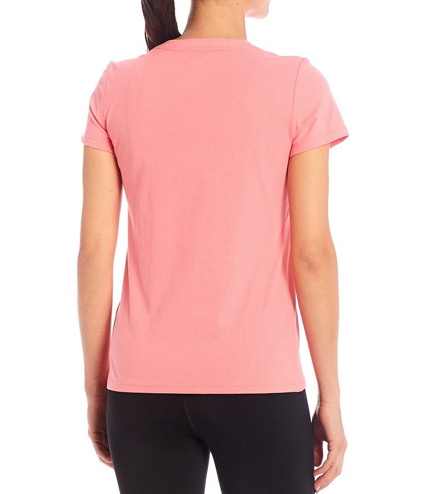 Calvin Klein Performance Logo Patch Short Sleeve V-Neck Tee