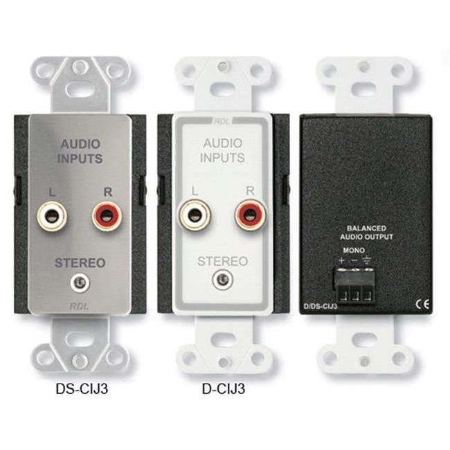 Radio Design Labs DS-CIJ3 Consumer Input Jacks - Mono