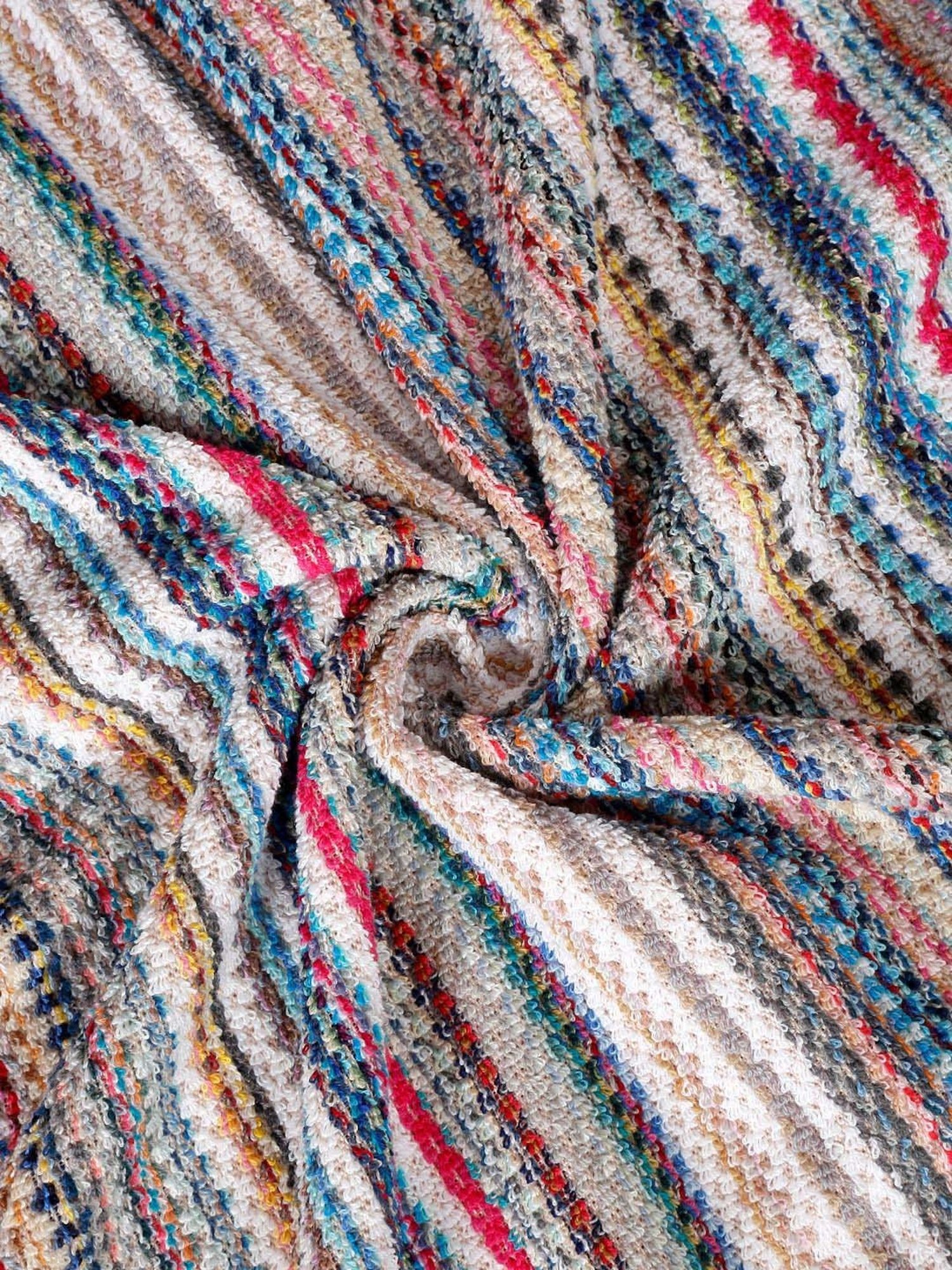 Creeva Popcorn Multicolor Cotton 500 GSM Weave Bath Towel