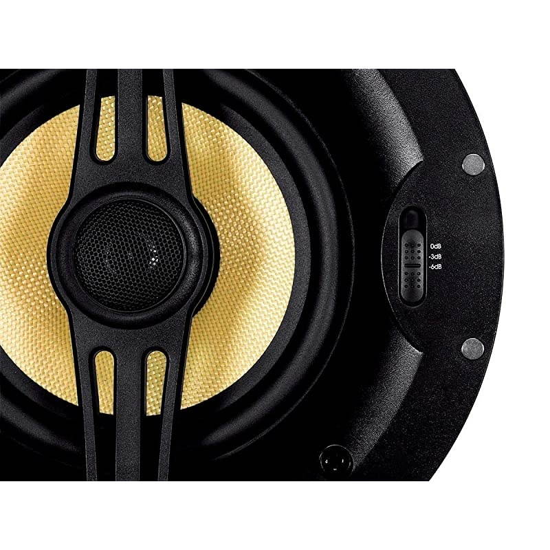 Fiber InWall Speaker 65 Inch Each 300W Subwoofer Easy Installation And Paintable Grill Caliber Series