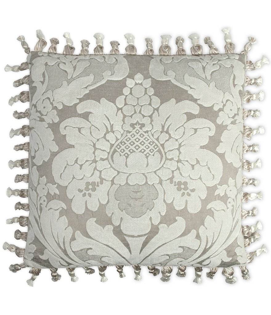 Austin Horn Classics Brighton Tassel Trim Square Pillow