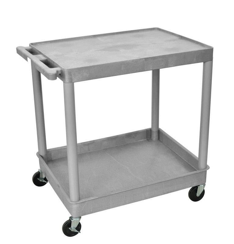 Luxor Tc21-G 2 Shelf Tub Cart