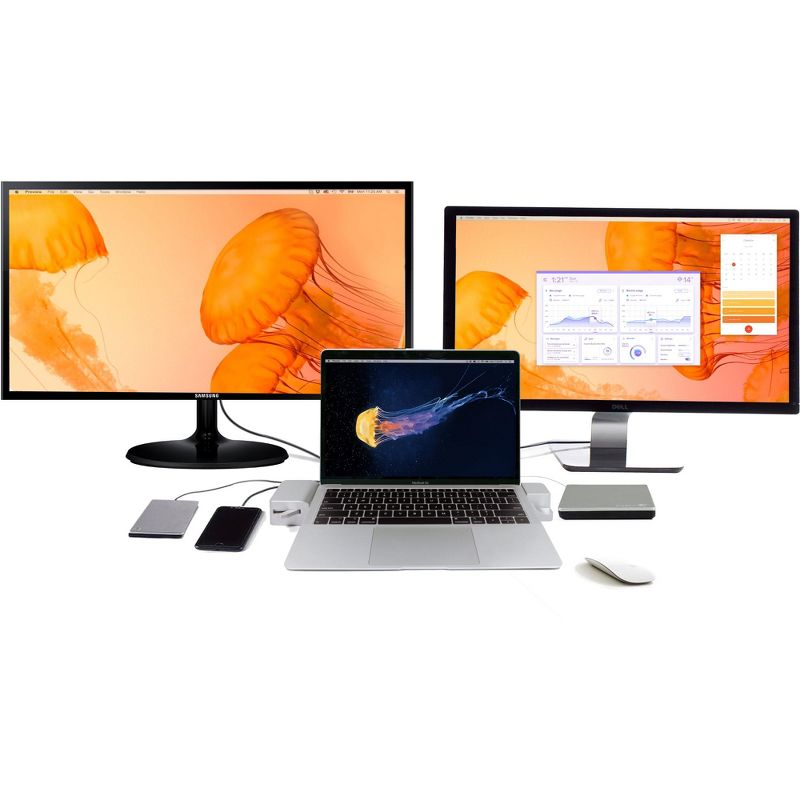 LandingZone For the New 13-inch MacBook Air - for Notebook - 96 W - Proprietary Interface - 6 x USB Ports - Network (RJ-45) - HDMI - Docking