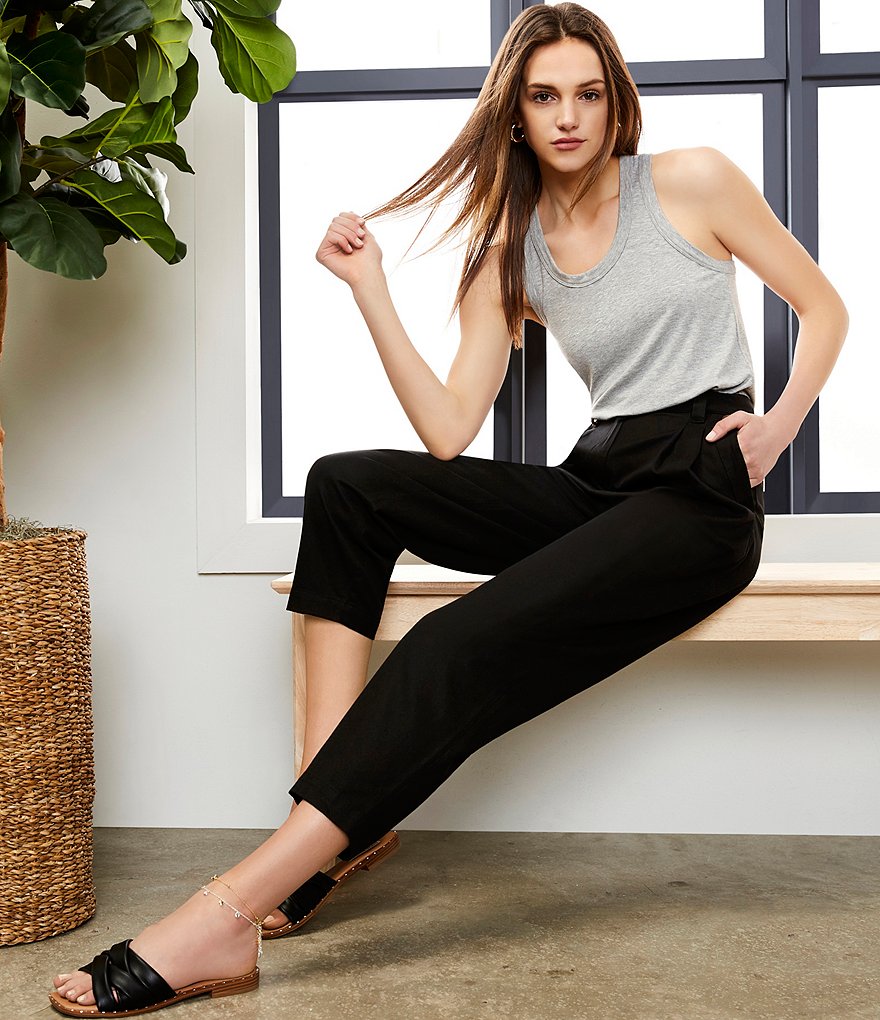 Every Scoop Neck Ribbed Tank