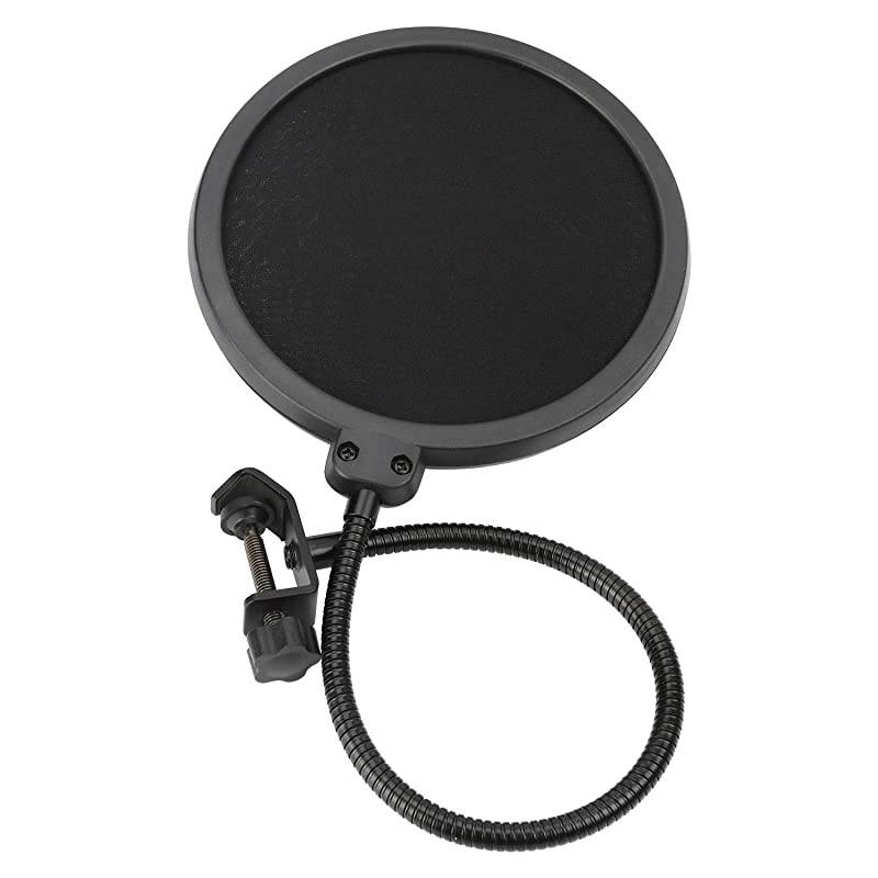Filter Studio Double Round Shape Microphone Screen Filter Double Layer Sound Shield Guard Windscreen