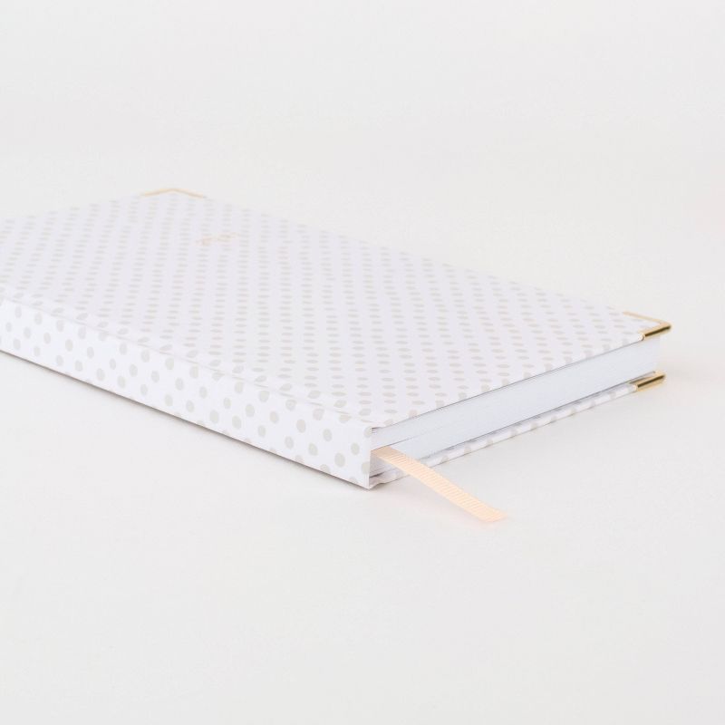 2021 Planner 4.875" x 8" Hardcover CB Gray Dot - Sugar Paper™