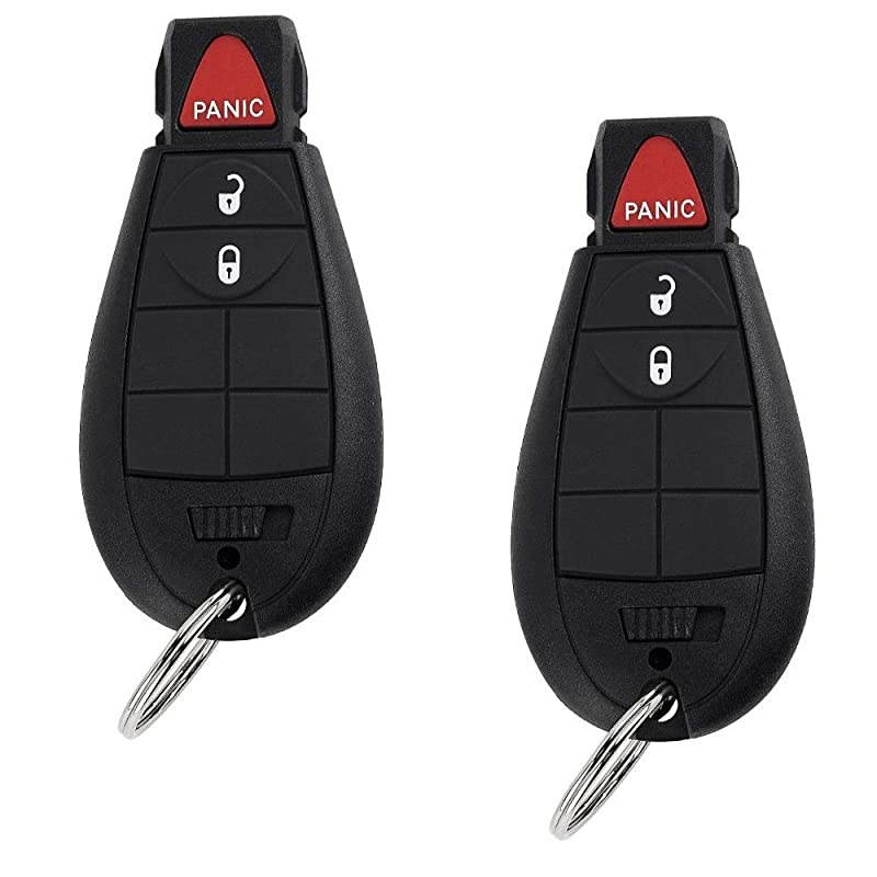 2 RAM 3Button FOBIK Key Fob Remote Replacement M3N5WY783X for Chrysler Town and CountryDodgeChrysler 300 keyless entry remote Starter FCC ID IYZC01C PN 56046638
