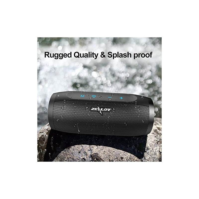 Wirless Speakers Portable Bluetooth Speakers 20W S16 MusicUnicorn Loud Stereo Sound & Handfree Calling,External Charger 4000mAh Battery Compatible with iPhone, Samsung, Huawei -Blue