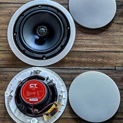 CT Sounds in-Ceiling Surround Sound 6.5" 2-Way Home Audio Weatherproof Speaker (1 Speaker)