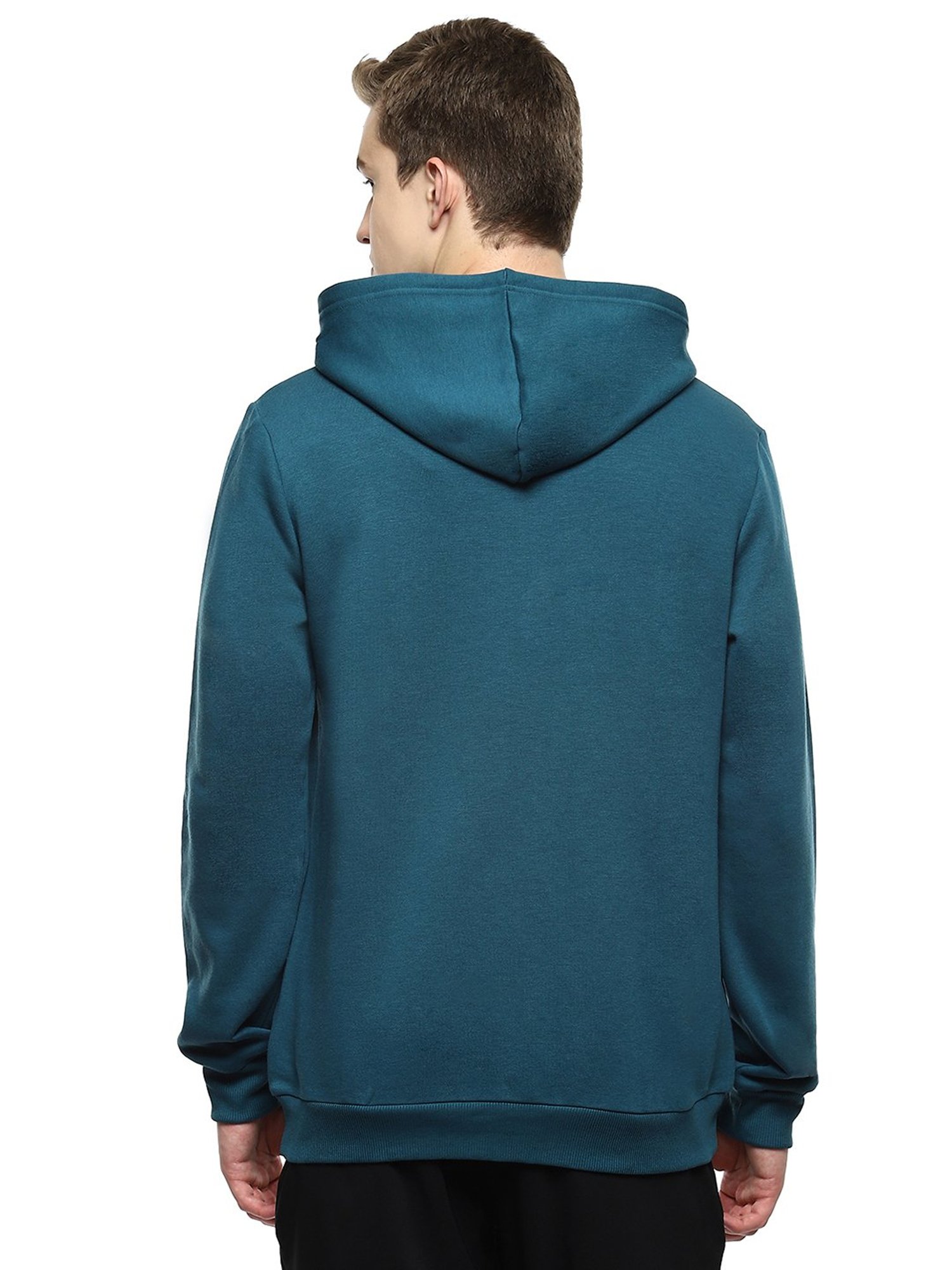 Asics One Point FZ Teal Regular Fit Hooded Sweatshirt