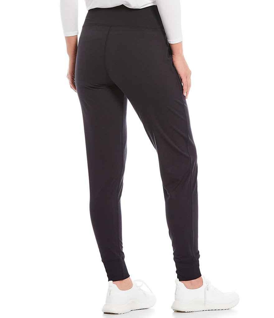 Kinesis High Rise Slim Sueded Jersey Joggers