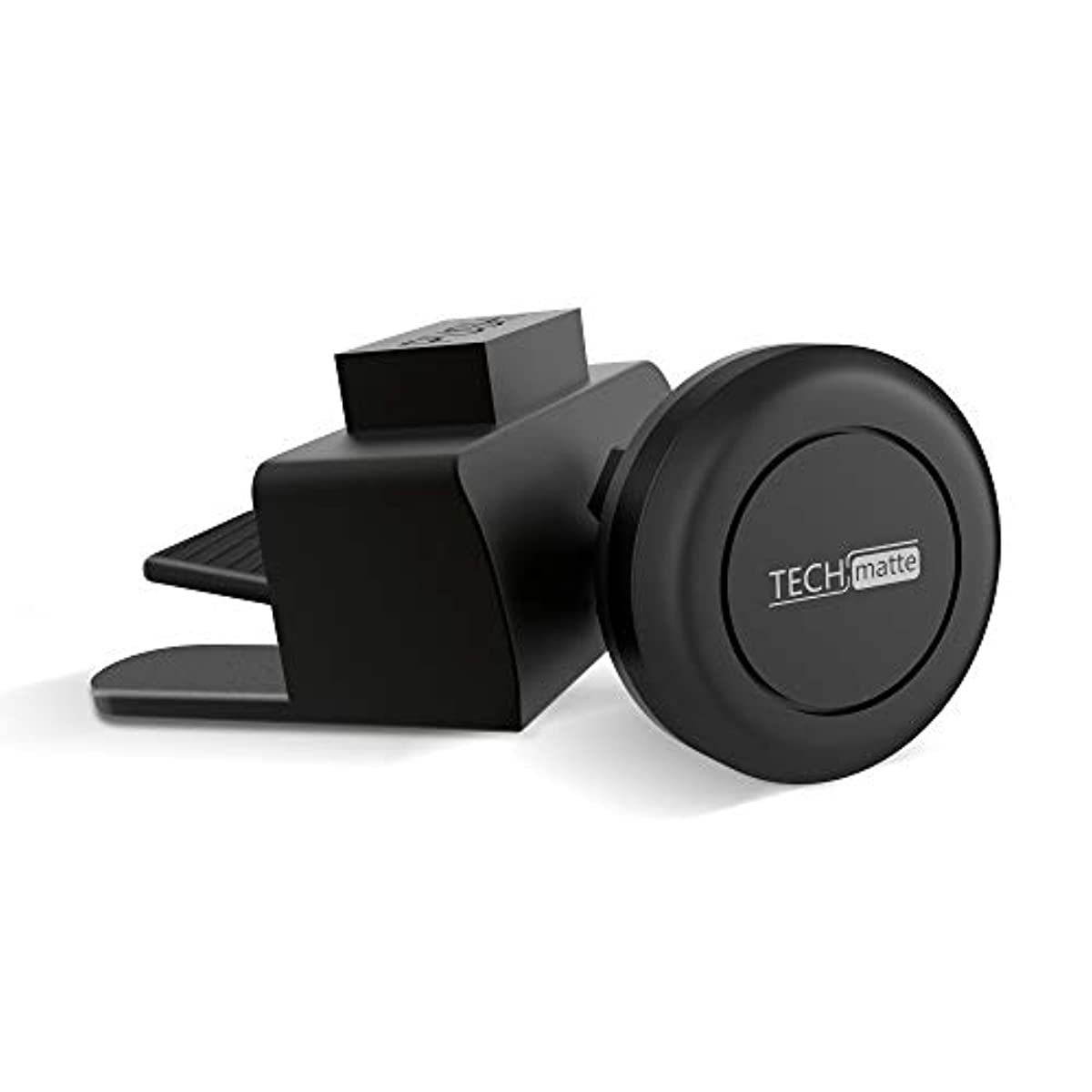 TechMatte MagGrip Universal Magnetic CD Slot Mini Car Mount with Extra Strong Magnetic Grip (1 Pack)