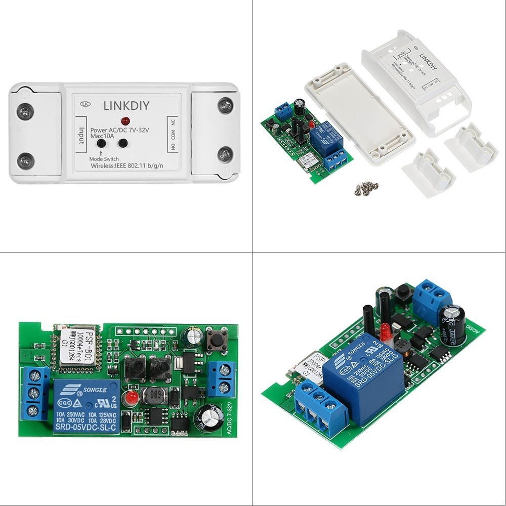 eWeLink Smart Wifi Switch Universal Module 1CH DC/AC7-32V Wireless Switch Timer Phone APP Remote Control