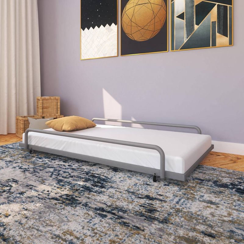 Trundle For Metal Daybed Silver - Dorel Home Products