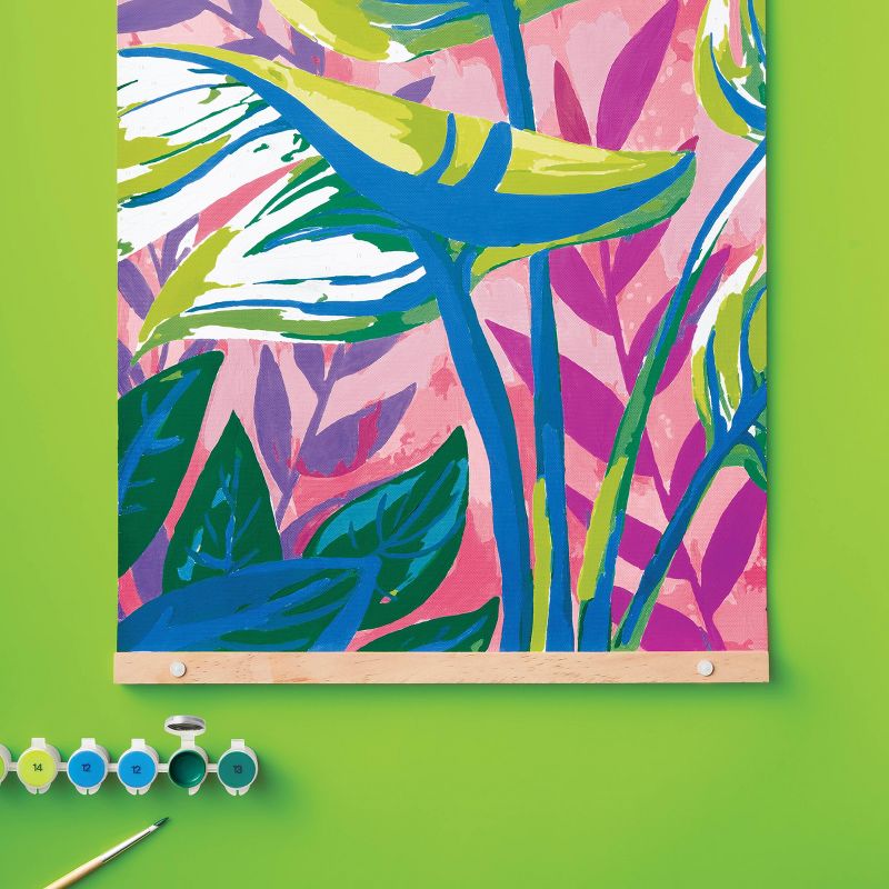 Paint-By-Number Canvas Kit Tropical - Mondo Llama™