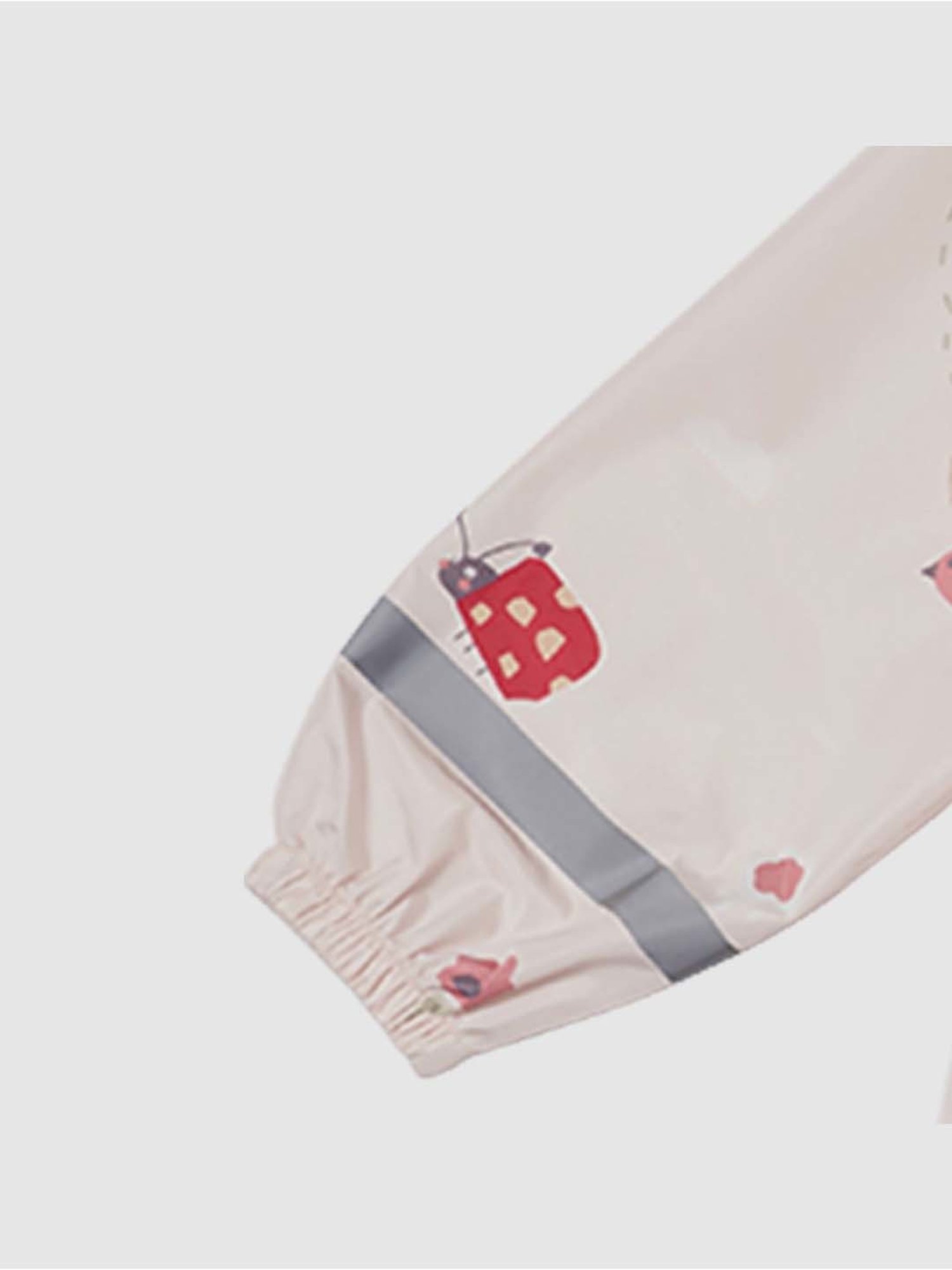 Little Surprise Box Kids Pink Printed Full Sleeves Raincoat