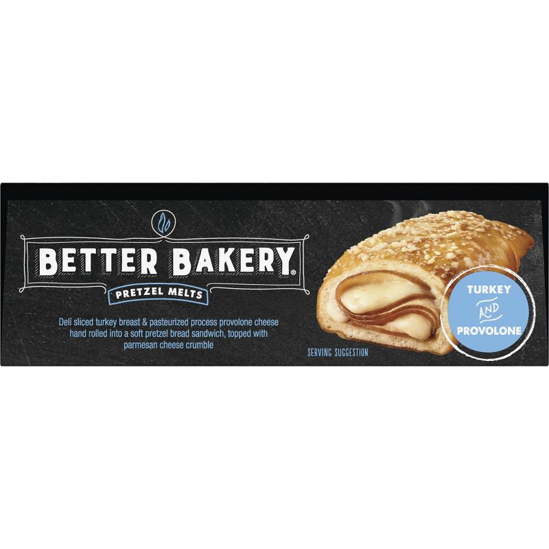 Better Bakery Turkey Provolone Frozen Pretzel Melts - 9oz