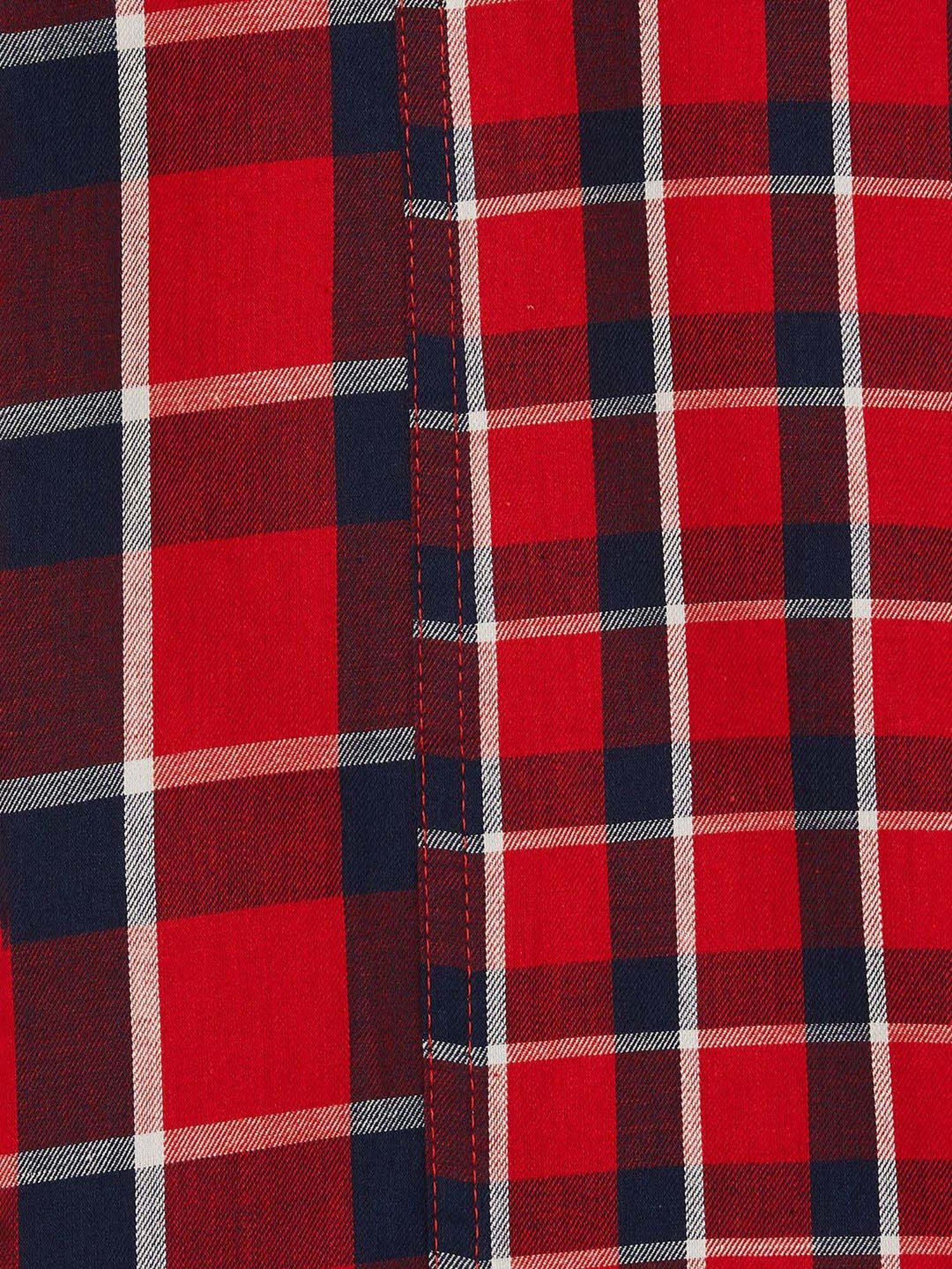 Fame Forever by Lifestyle Kids Red & Blue Cotton Chequered Shirt
