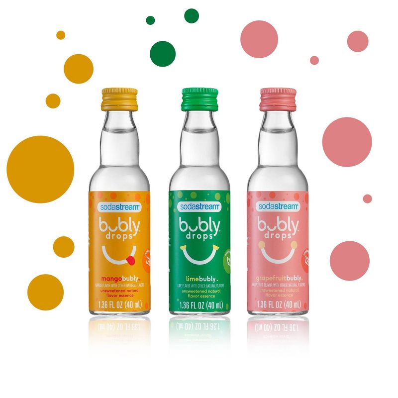 SodaStream Tropical Thrill Bubly Drops Variety Pack - 4.08fl oz/3pk