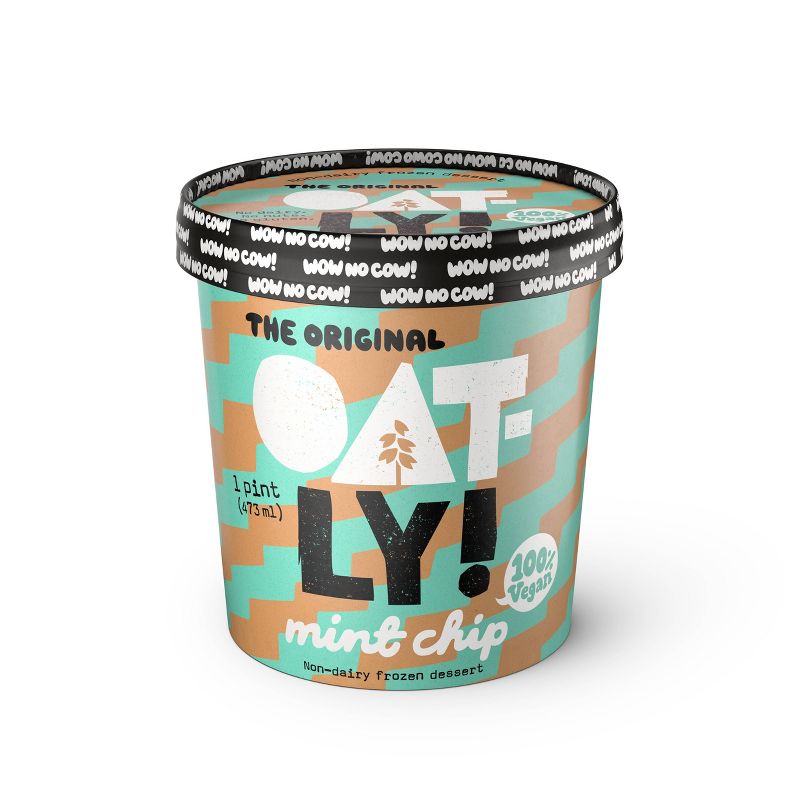 Oatly Mint Chip Non-Dairy Frozen Dessert - 16oz