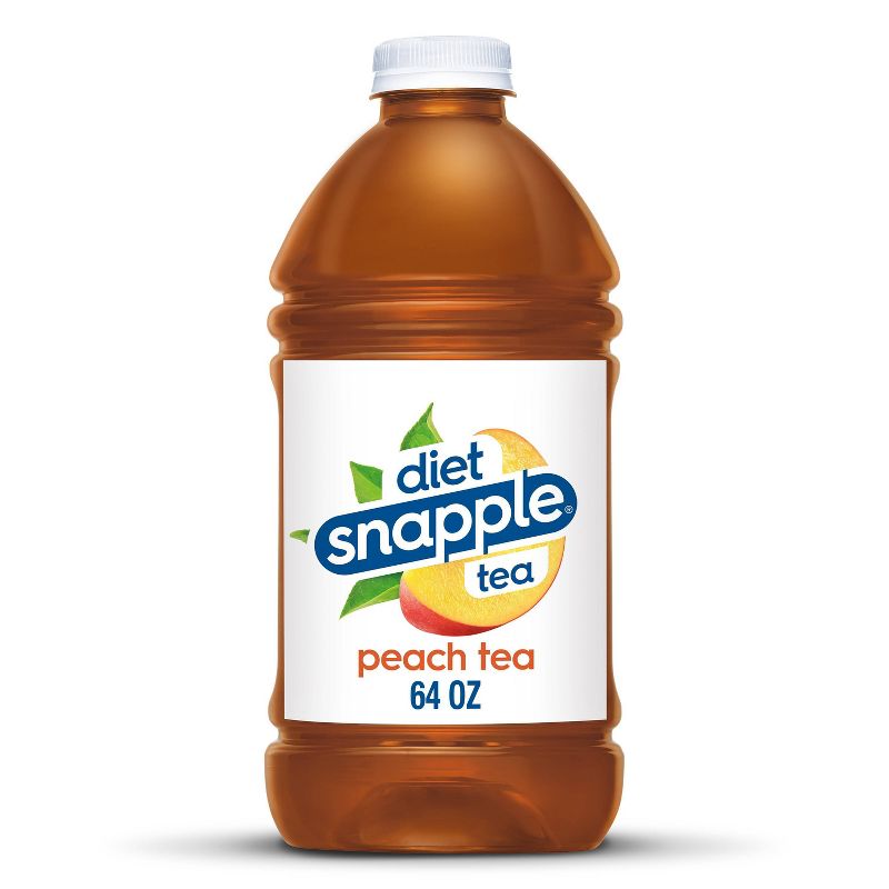 Diet Snapple Peach Tea - 64 fl oz Bottle