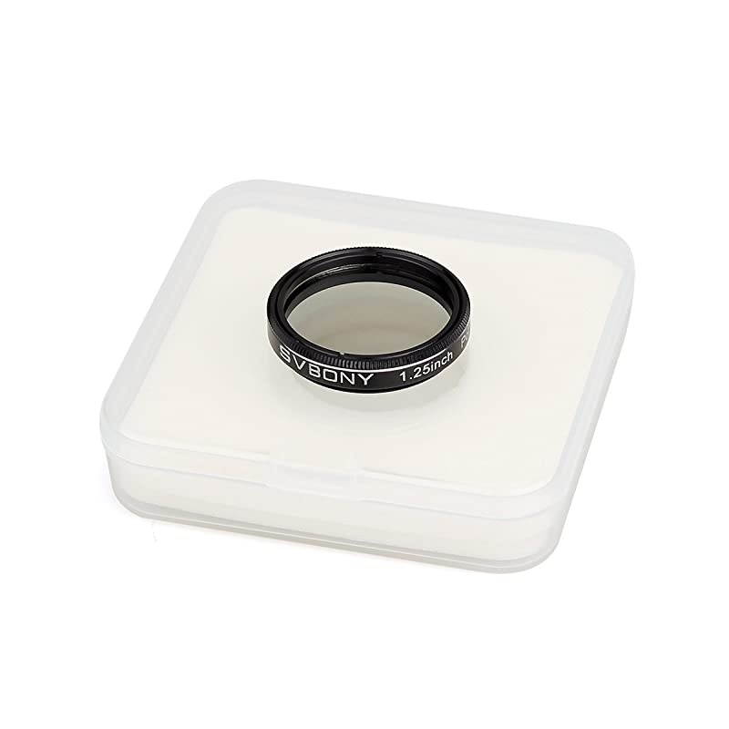Telescope Filter 125 inches Linear Polarizer Filter Anodized Aluminum Optical Glass for Lunar Planetary Observing 125inch
