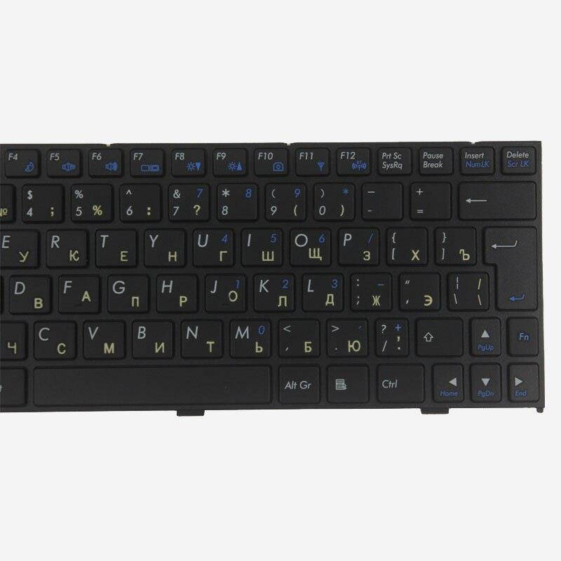 New Russian keyboard for CLEVO pavilion M1110 M11X M1100 M1110Q M1111 W110ER M1115 RU black with frame laptop keyboard
