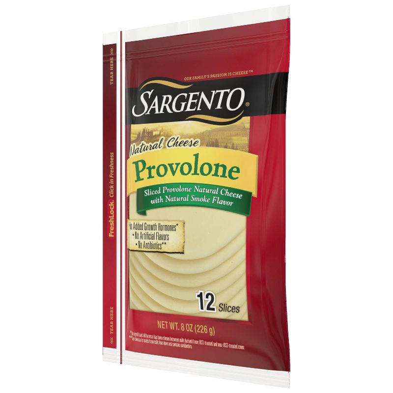 Sargento Natural Provolone Sliced Cheese - 8oz/12 slices