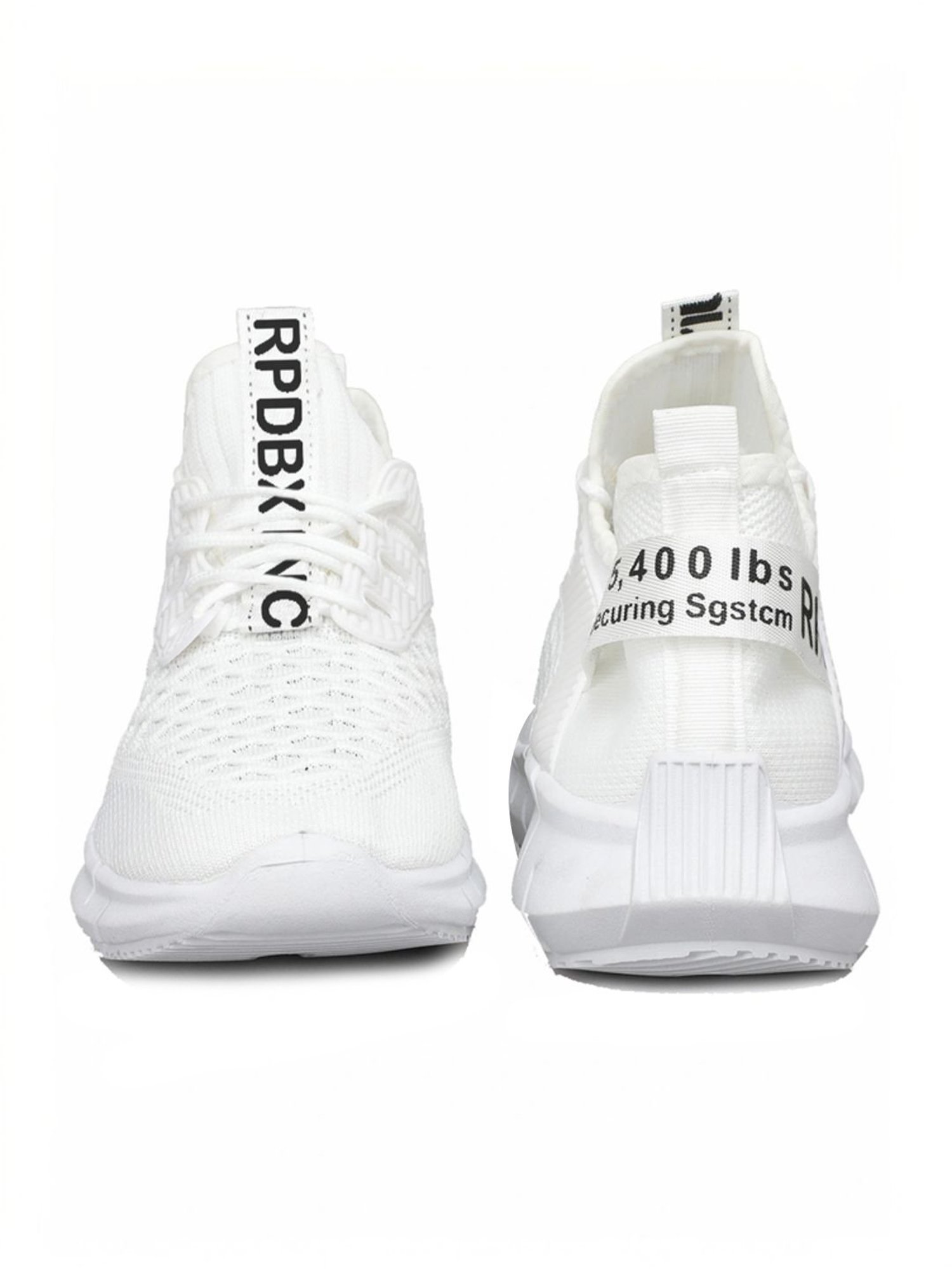 Rapid Box Men's White Running Shoes