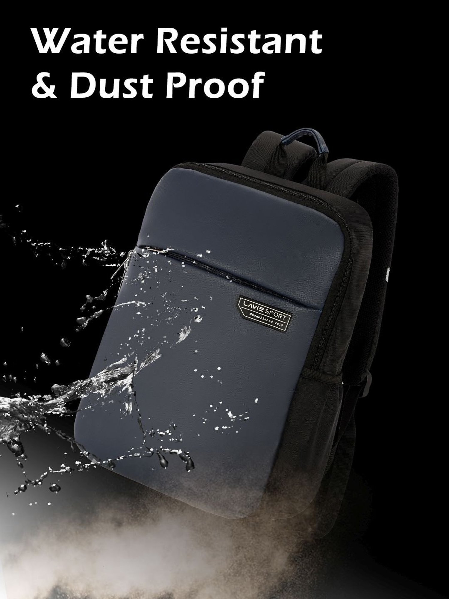 Lavie Sport Premier 21L Laptop Backpack For Men & Women (Navy)