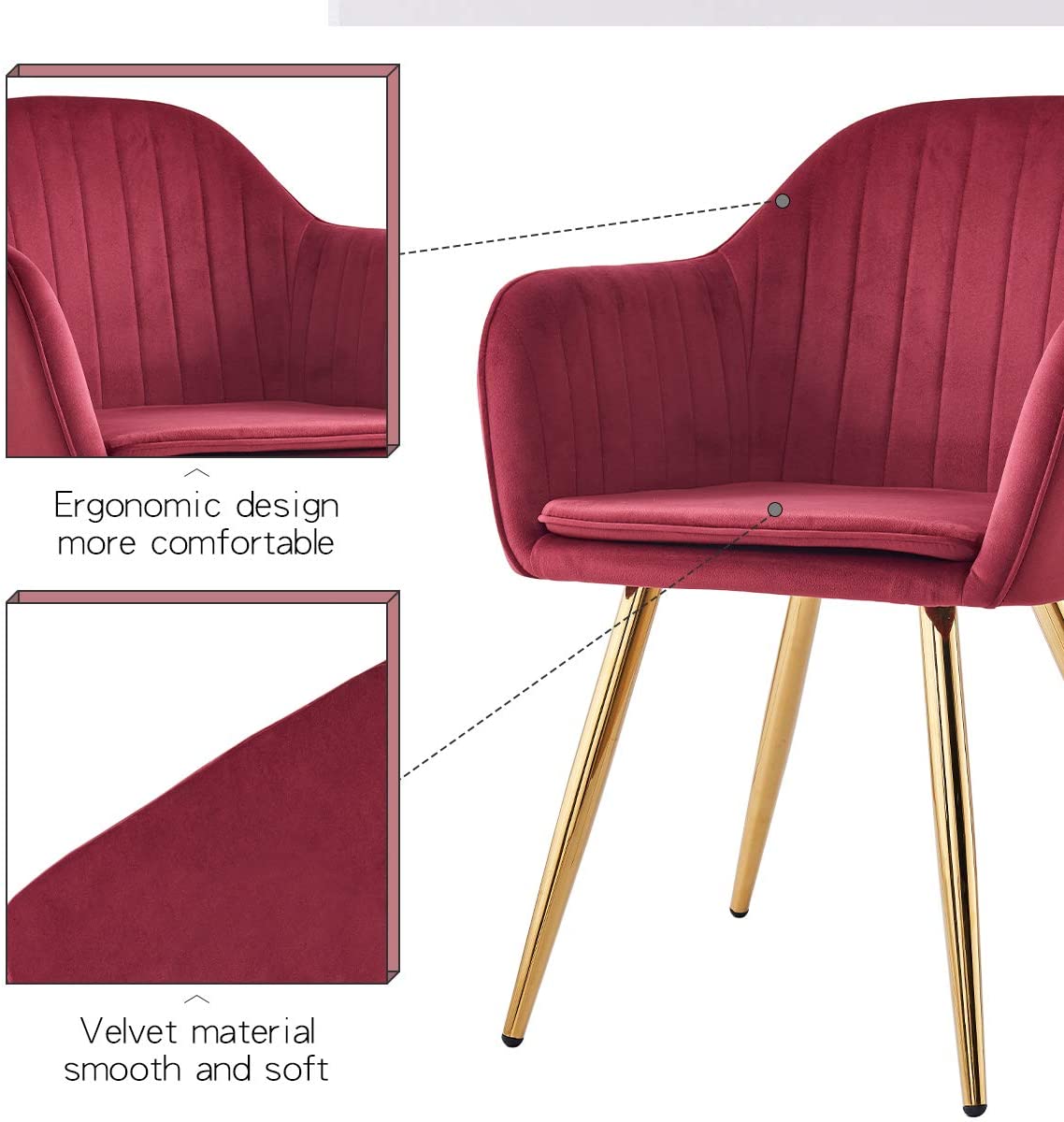 Ribbed Swivel Desk Chair Adjustable Task Chair PU Leather Mid Back Rolling Office Chair with Wheels Padded Task Conference Chair with Backrest for Office Home Computer Without Arms, White