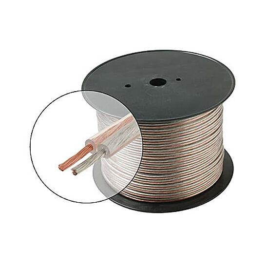 Eagle 500 Ft 12 AWG ga Speaker Cable Clear 2 Conductor Pure Copper Home Theater